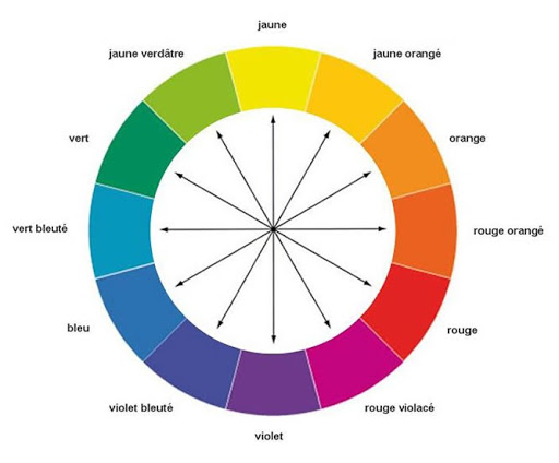 cercle chromatique couleur opposées benedicte hoff photographe source google image