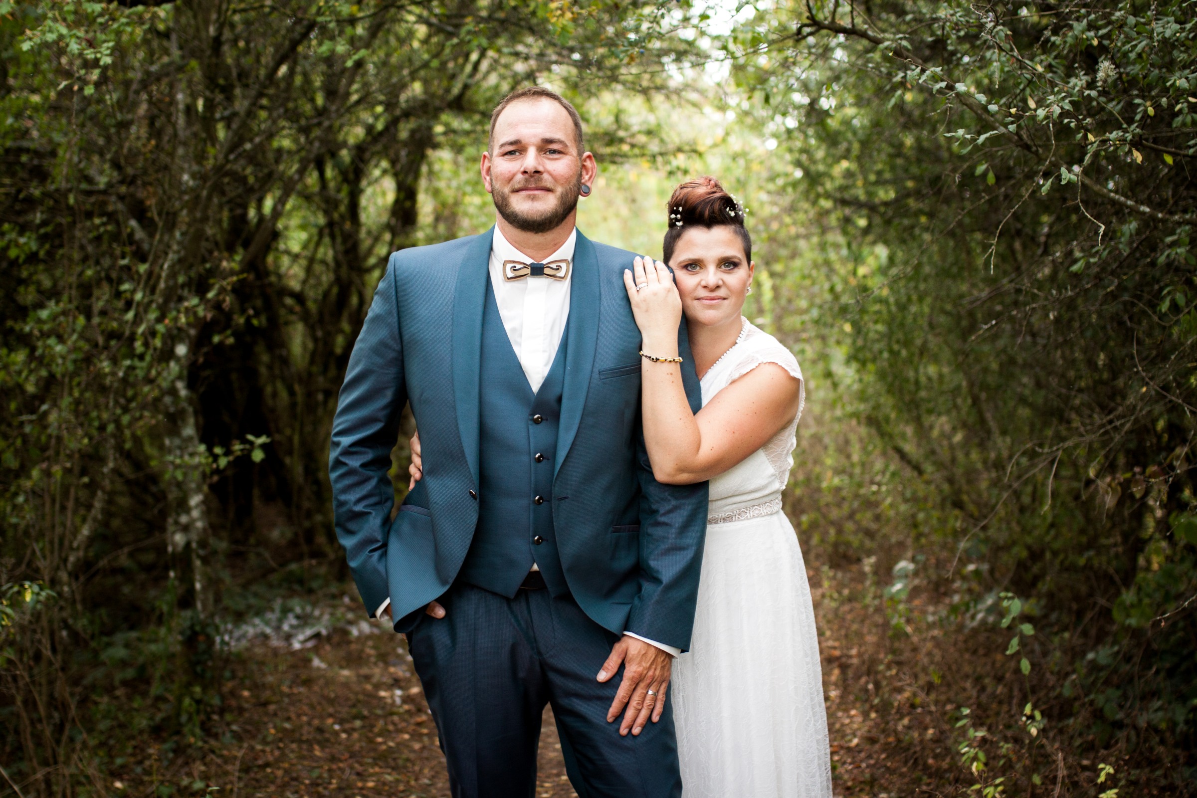 portrait couple wedding in franche-comte